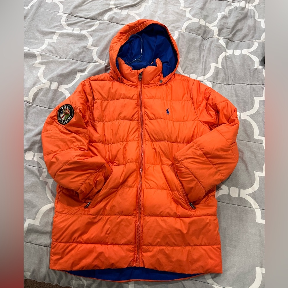 Ralph Lauren puffer coat. Size XL youth fits and adult  s/m used 8-10